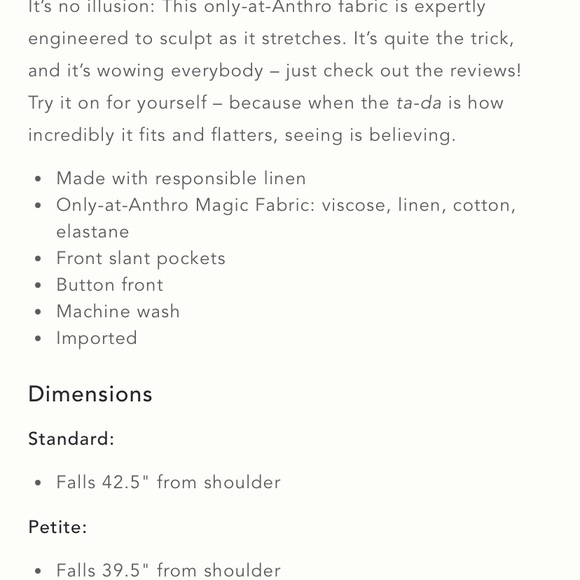 Anthropologie Maeve square-neck button-down dress - Picture 6 of 6